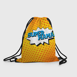 Рюкзак-мешок Супермама, цвет: 3D-принт