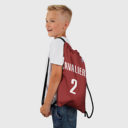 Рюкзак-мешок Cavaliers Cleveland 2: Red, цвет: 3D-принт — фото 2