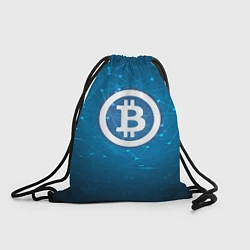 Мешок для обуви Bitcoin Blue