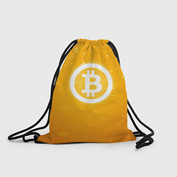Рюкзак-мешок Bitcoin Orange, цвет: 3D-принт