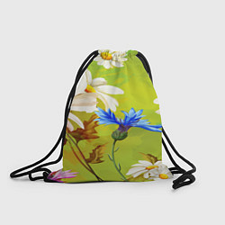 Рюкзак-мешок Цветочный мир, цвет: 3D-принт