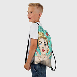 Рюкзак-мешок Pop Art, цвет: 3D-принт — фото 2