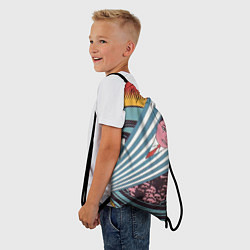 Рюкзак-мешок Ретро, цвет: 3D-принт — фото 2