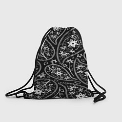 Рюкзак-мешок Black cucumber pattern, цвет: 3D-принт