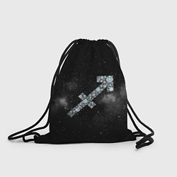 Рюкзак-мешок Космический Стрелец, цвет: 3D-принт