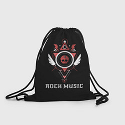 Рюкзак-мешок Rock Music, цвет: 3D-принт