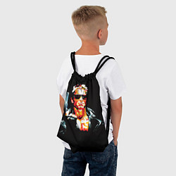Рюкзак-мешок Terminator with a pistol, цвет: 3D-принт — фото 2