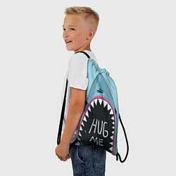 Рюкзак-мешок Shark: Hug me, цвет: 3D-принт — фото 2