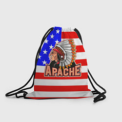 Рюкзак-мешок Apache, цвет: 3D-принт