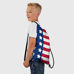 Рюкзак-мешок USA Flag, цвет: 3D-принт — фото 2