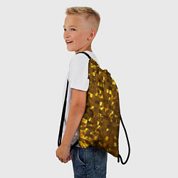 Рюкзак-мешок Золотые кубики, цвет: 3D-принт — фото 2