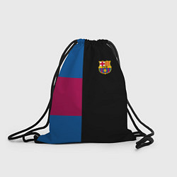 Рюкзак-мешок Barcelona FC: Black style, цвет: 3D-принт
