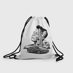 Рюкзак-мешок Илон Маск, цвет: 3D-принт