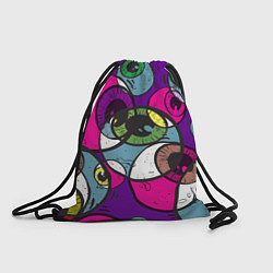 Рюкзак-мешок Глаза, цвет: 3D-принт