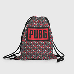 Рюкзак-мешок PUBG: Red Pattern, цвет: 3D-принт
