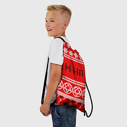 Рюкзак-мешок Праздничный HIM, цвет: 3D-принт — фото 2