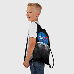 Рюкзак-мешок NASA: Moon Rise, цвет: 3D-принт — фото 2