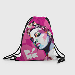 Рюкзак-мешок Pink Art, цвет: 3D-принт
