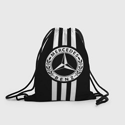 Рюкзак-мешок Mercedes-Benz Black, цвет: 3D-принт