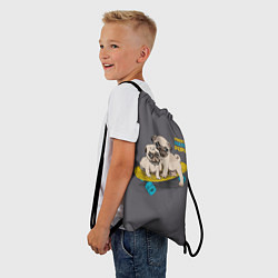 Рюкзак-мешок Street Skate Pups, цвет: 3D-принт — фото 2