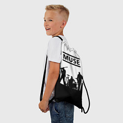 Рюкзак-мешок Muse B&W, цвет: 3D-принт — фото 2