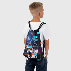 Рюкзак-мешок Watch Dogs, цвет: 3D-принт — фото 2