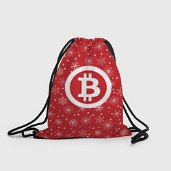 Рюкзак-мешок Bitcoin: New Year, цвет: 3D-принт