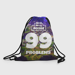 Рюкзак-мешок Fortnite: 99 Problems, цвет: 3D-принт