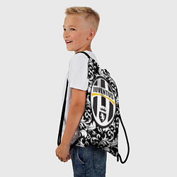 Рюкзак-мешок FC Juventus: Floral Logo, цвет: 3D-принт — фото 2
