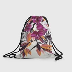 Рюкзак-мешок Fashion Flowers, цвет: 3D-принт