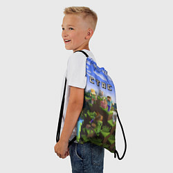 Рюкзак-мешок Майнкрафт: Стас, цвет: 3D-принт — фото 2