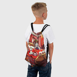 Рюкзак-мешок Touhou, цвет: 3D-принт — фото 2