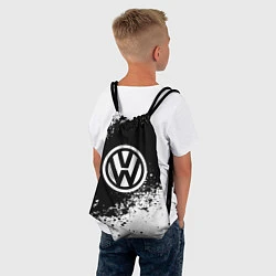Рюкзак-мешок Volkswagen: Black Spray, цвет: 3D-принт — фото 2
