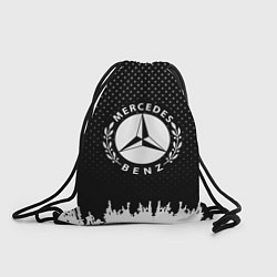 Рюкзак-мешок Mercedes-Benz: Black Side, цвет: 3D-принт