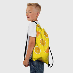 Рюкзак-мешок Апельсиновое настроение, цвет: 3D-принт — фото 2