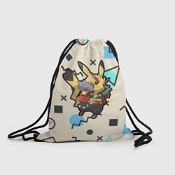 Рюкзак-мешок Pikachu Geometry, цвет: 3D-принт