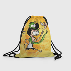 Рюкзак-мешок Sanjay: Craig & Pizza, цвет: 3D-принт