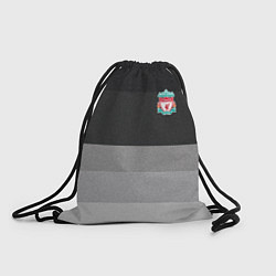 Рюкзак-мешок ФК Ливерпуль: Серый стиль, цвет: 3D-принт