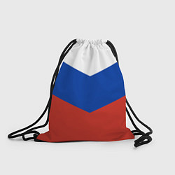 Рюкзак-мешок Российский триколор, цвет: 3D-принт