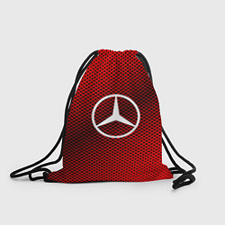 Рюкзак-мешок Mercedes: Red Carbon, цвет: 3D-принт