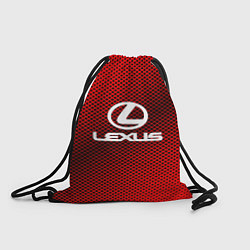 Рюкзак-мешок Lexus: Red Carbon, цвет: 3D-принт