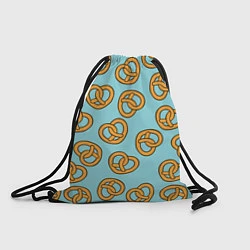 Рюкзак-мешок Стиль крендельков, цвет: 3D-принт