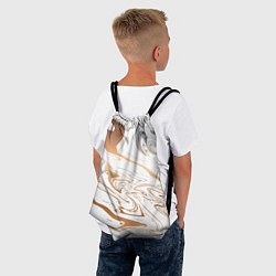 Рюкзак-мешок Золотой акрил, цвет: 3D-принт — фото 2