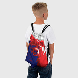 Рюкзак-мешок Российский медведь, цвет: 3D-принт — фото 2