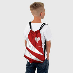 Рюкзак-мешок Игра в сердца, цвет: 3D-принт — фото 2