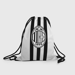 Рюкзак-мешок AC Milan: Black & White, цвет: 3D-принт