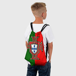 Рюкзак-мешок Сборная Португалии, цвет: 3D-принт — фото 2