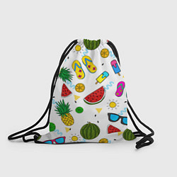 Рюкзак-мешок Летний стиль, цвет: 3D-принт