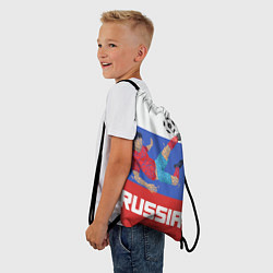 Рюкзак-мешок Russia Footballer, цвет: 3D-принт — фото 2