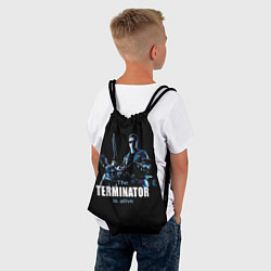 Рюкзак-мешок Terminator: Is alive, цвет: 3D-принт — фото 2